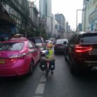 Circulation aux heures de pointe dans Bangkok