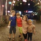 Avec les copines cyclistes Maïa et Soléa