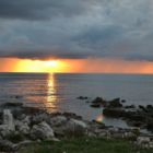 Coucher de soleil sur l'adriatique