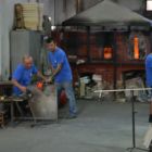 Les verriers de Murano en action