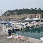 pause casse croute au port de Nice