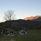 Campement au dessus de Blu Eye