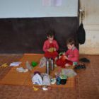 Arrivée à l'école