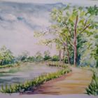 Aquarelle du canal