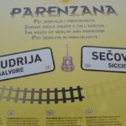 La piste cyclable (et l'autocollant Martin & Co)