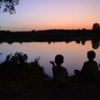 Coucher de soleil sur la Loire