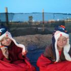 Réveil humide sur la plage