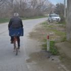 Vieux monsieur à vélo