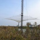 Filet de pêche dans les canaux