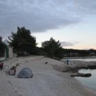 Dernier campement tous ensemble sur la plage
