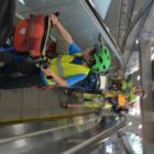 Escalator à l'aéroport