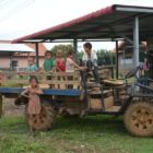 Tous sur le tracteur