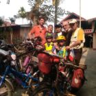 Avec Georges et le couple Chian les propriétaires