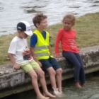 Trempette dans le canal