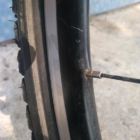 Jante fissurée prete à lacher