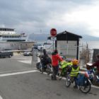 Prets à prendre le ferry