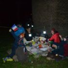 Soirée au bivouac