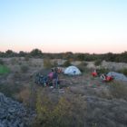 Campement grand format des cyclos français