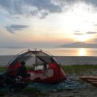 Campement au réveil