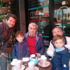 Café avec l'adjoint au maire de Tirana