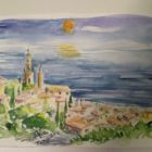 Lever de soleil sur Menton