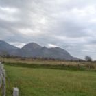 Les montagnes albanaises au loin